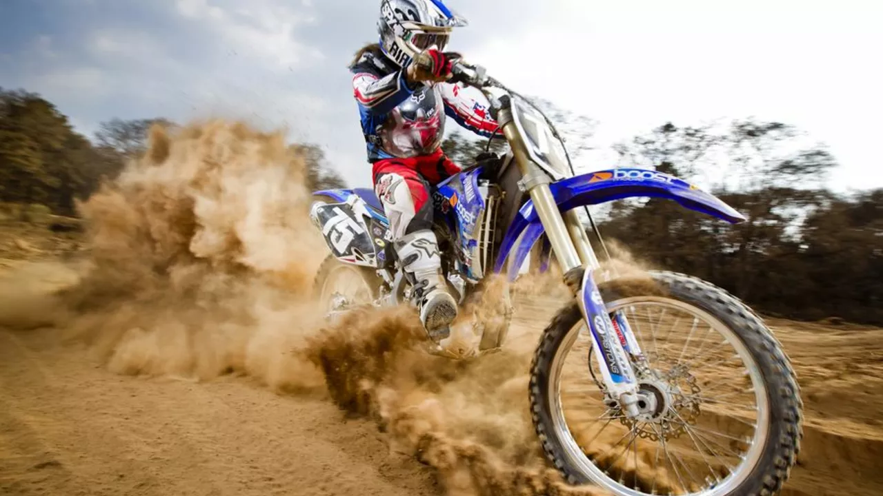What is the thrill in motocross racing?